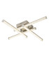 Kirina Integrated LED Semi Flush Ceiling Light Nickel Matt 4x LED 4000K-1