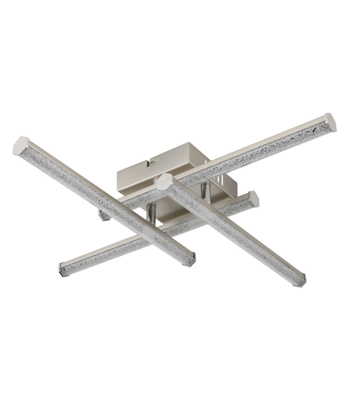 Kirina Integrated LED Semi Flush Ceiling Light Nickel Matt 4x LED 4000K-2