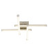 Kirina Integrated LED Semi Flush Ceiling Light Nickel Matt 4x LED 4000K-3