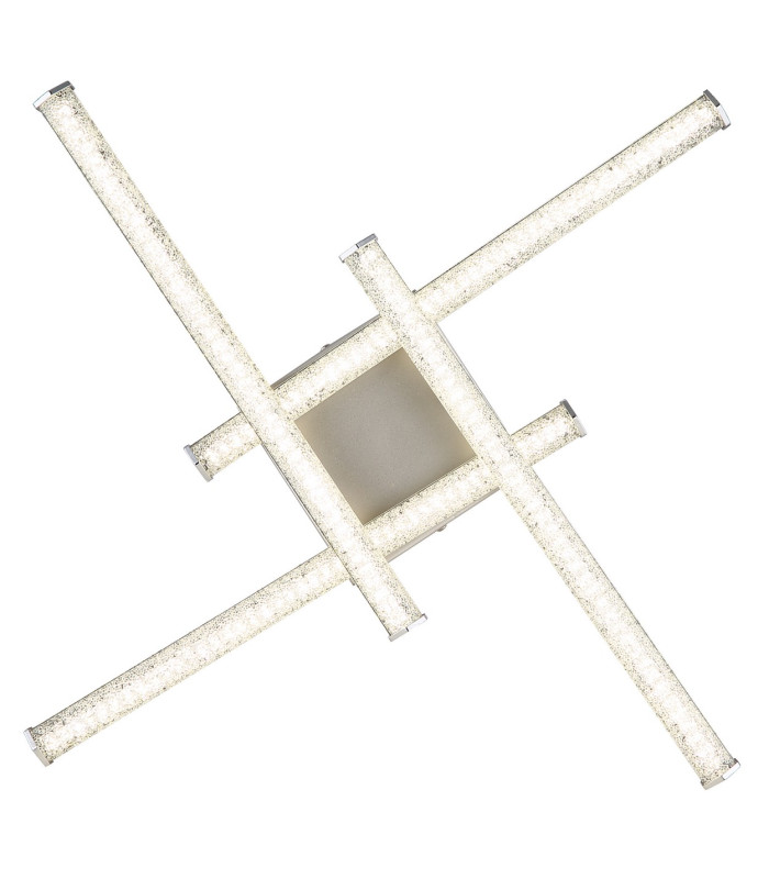 Kirina Integrated LED Semi Flush Ceiling Light Nickel Matt 4x LED 4000K-4