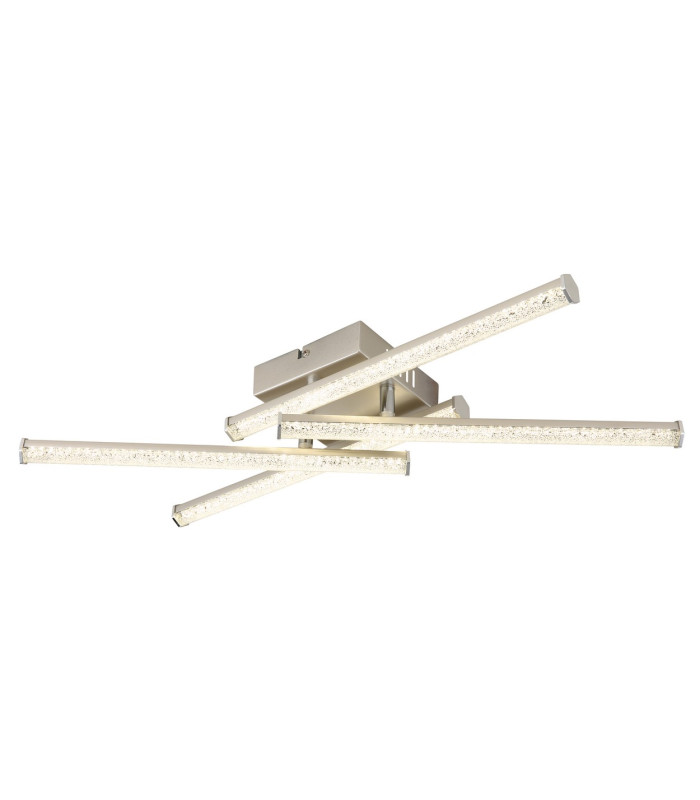 Kirina Integrated LED Semi Flush Ceiling Light Nickel Matt 4x LED 4000K-5