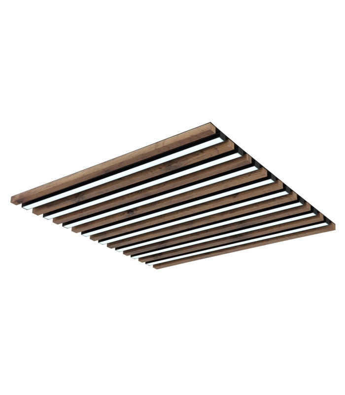 Hayden Integrated LED Semi Flush Ceiling Light Matt Black LED Dimmable 2700-6500K Remote Control-6