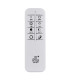 Hayden Integrated LED Semi Flush Ceiling Light Matt Black LED Dimmable 2700-6500K Remote Control-7