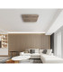 Hayden Integrated LED Semi Flush Ceiling Light Matt Black LED Dimmable 2700-6500K Remote Control-8