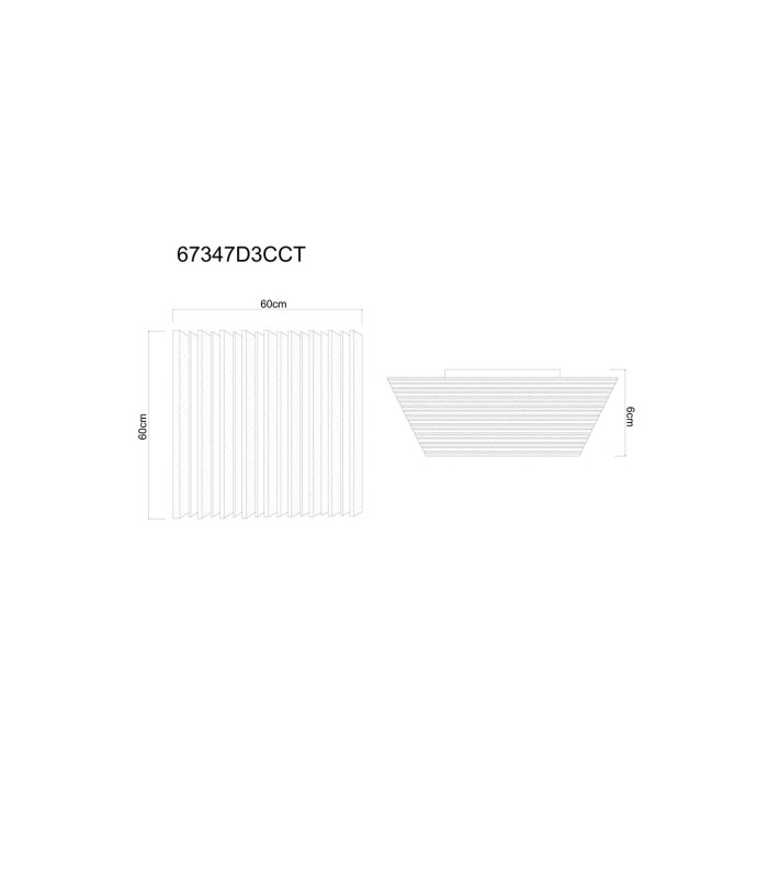 Hayden Integrated LED Semi Flush Ceiling Light Matt Black LED Dimmable 2700-6500K Remote Control-10