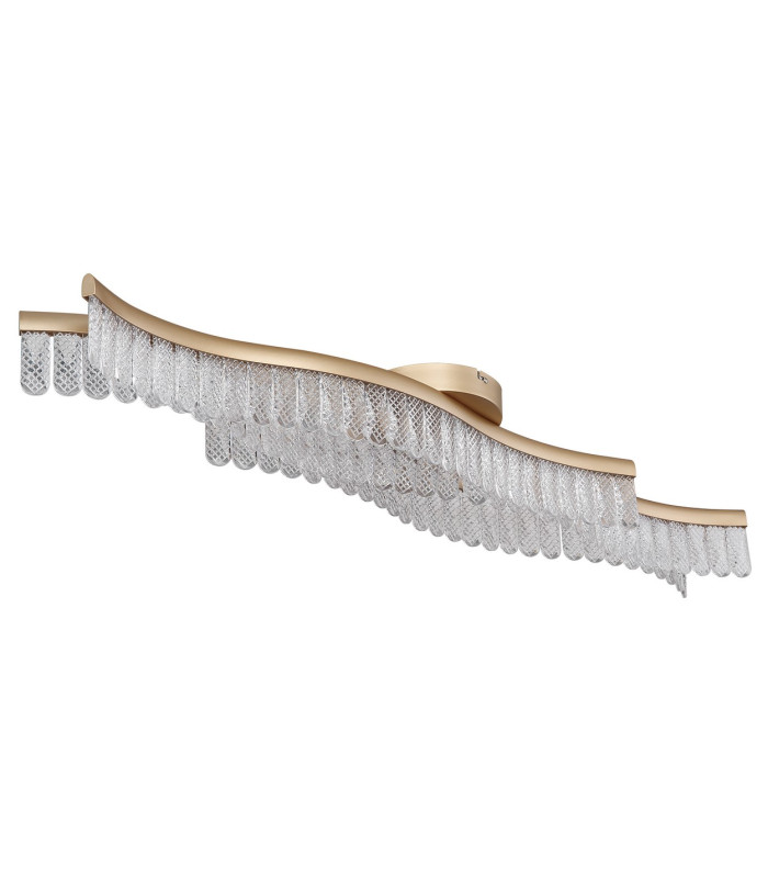 Juliet Integrated LED Semi Flush Ceiling Light Gold Colours Matt LED 3200K-2