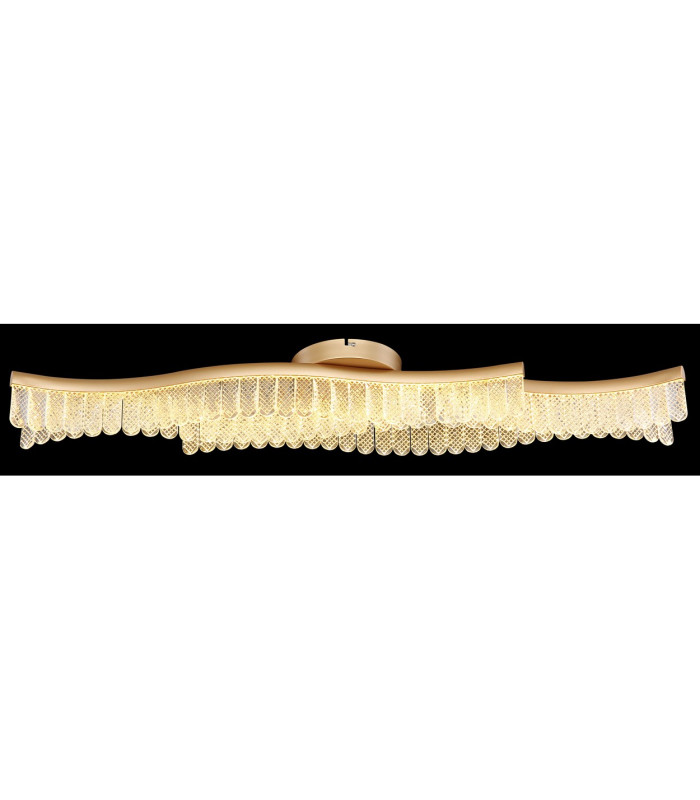 Juliet Integrated LED Semi Flush Ceiling Light Gold Colours Matt LED 3200K-5