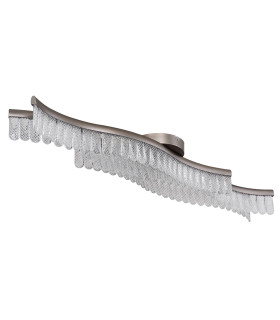 Juliet Integrated LED Semi Flush Ceiling Light Graphite Matt LED 3200K-2