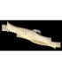 Juliet Integrated LED Semi Flush Ceiling Light Graphite Matt LED 3200K-4