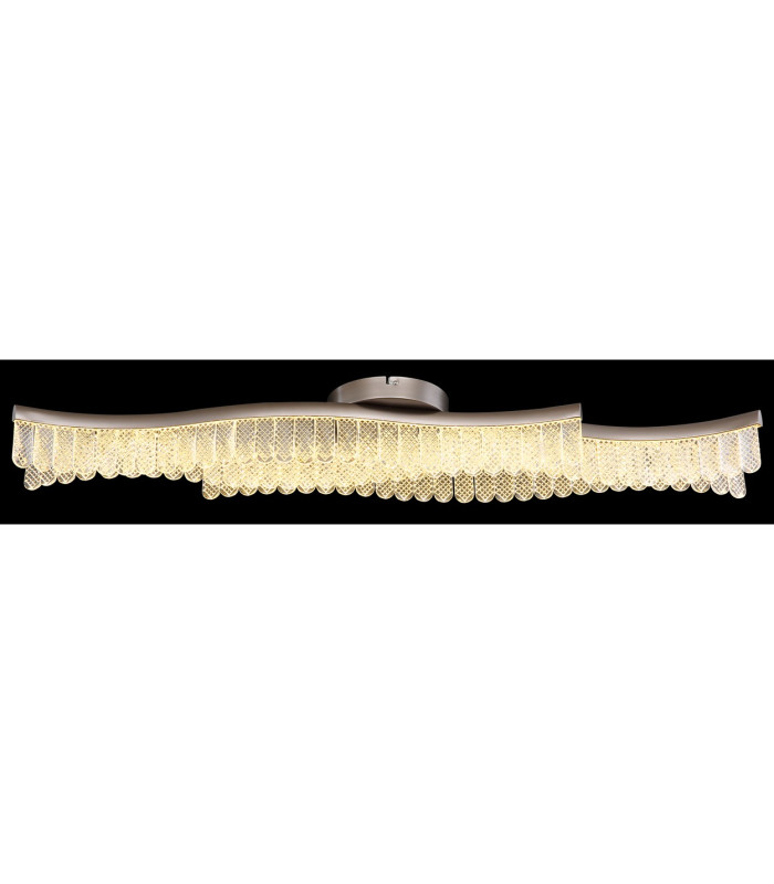 Juliet Integrated LED Semi Flush Ceiling Light Graphite Matt LED 3200K-5
