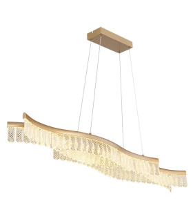 Juliet Pendant Ceiling Light Gold Colours Matt LED 3200K-1
