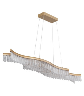 Juliet Pendant Ceiling Light Gold Colours Matt LED 3200K-2