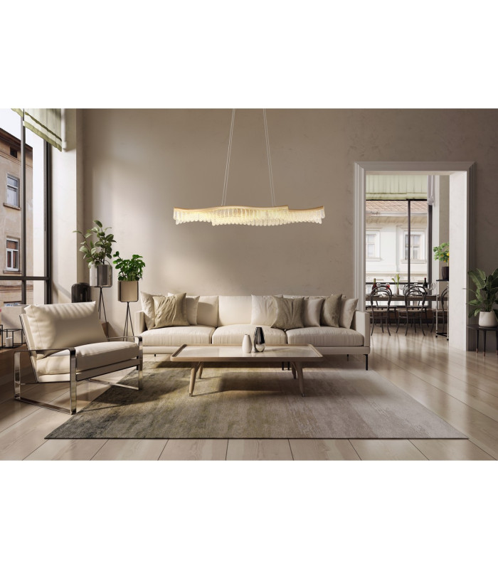 Juliet Pendant Ceiling Light Gold Colours Matt LED 3200K-6