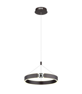 Hendricks Pendant Ceiling Light Bronze Colored Brushed LED 3000K-1
