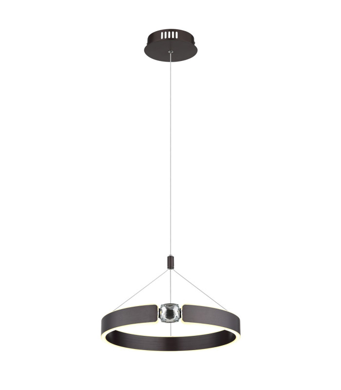 Hendricks Pendant Ceiling Light Bronze Colored Brushed LED 3000K-1