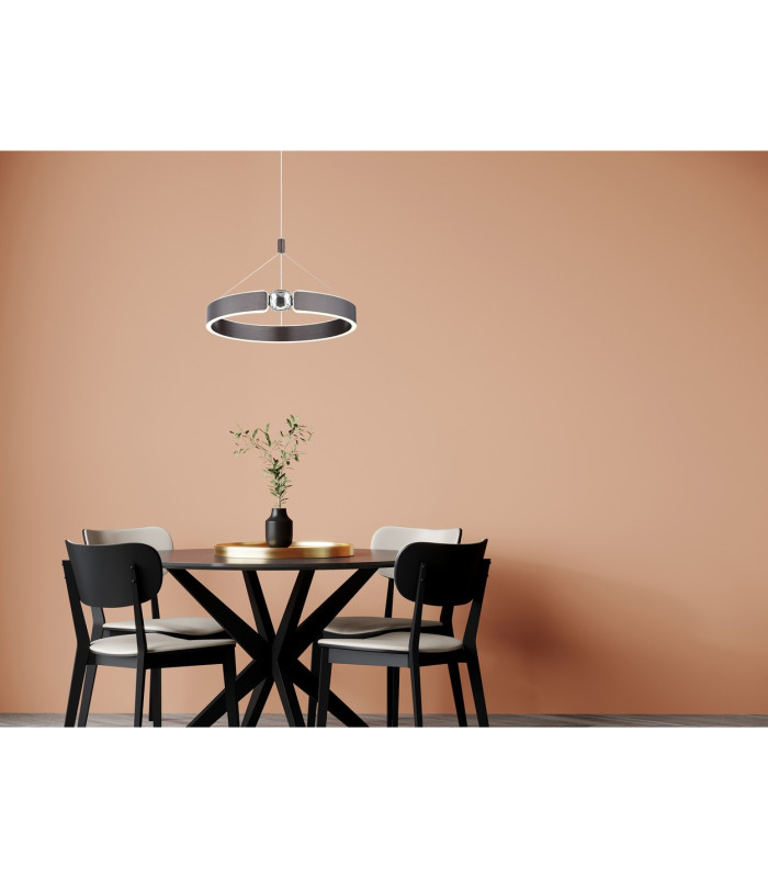 Hendricks Pendant Ceiling Light Bronze Colored Brushed LED 3000K-5