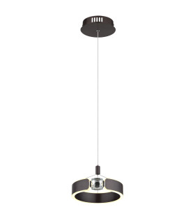 Hendricks Pendant Ceiling Light Bronze Colored Brushed LED 3000K-1