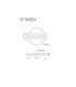 Tisha 34x30cm Integrated LED Semi Flush Ceiling Light Matt Black LED 3000K-6