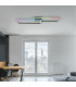 Mirella Integrated LED Semi Flush Ceiling Light Matt Black LED Dimmable 2700-6500K Remote Control Timer-18