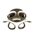Melisand Integrated LED Semi Flush Ceiling Light Anthracite Matt LED 2700-6000K-1