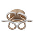 Melisand Integrated LED Semi Flush Ceiling Light Champagne Colored Matt LED 2700-6000K-2