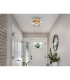 Melisand Integrated LED Semi Flush Ceiling Light Champagne Colored Matt LED 2700-6000K-9