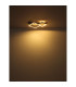 Lesina 40x35cm Integrated LED Semi Flush Ceiling Light Chrome LED 3000K-4