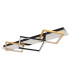 Lesina 78x36cm Integrated LED Semi Flush Ceiling Light Chrome LED 3000K-2