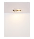 Lesina 105x36cm Integrated LED Semi Flush Ceiling Light Chrome LED 3000K-7