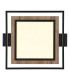 Gabaldo Integrated LED Semi Flush Ceiling Light Matt Black LED 3000K-4