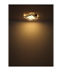 Gabaldo Integrated LED Semi Flush Ceiling Light Matt Black LED 3000K-7