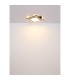 Gabaldo Integrated LED Semi Flush Ceiling Light Matt Black LED 3000K-8