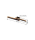 Starla Integrated LED Semi Flush Ceiling Light Matt Black 2x LED 3000K-6