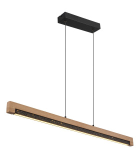 Starla Pendant Ceiling Light Matt Black LED 3000K-1
