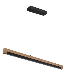 Starla Pendant Ceiling Light Matt Black LED 3000K-2