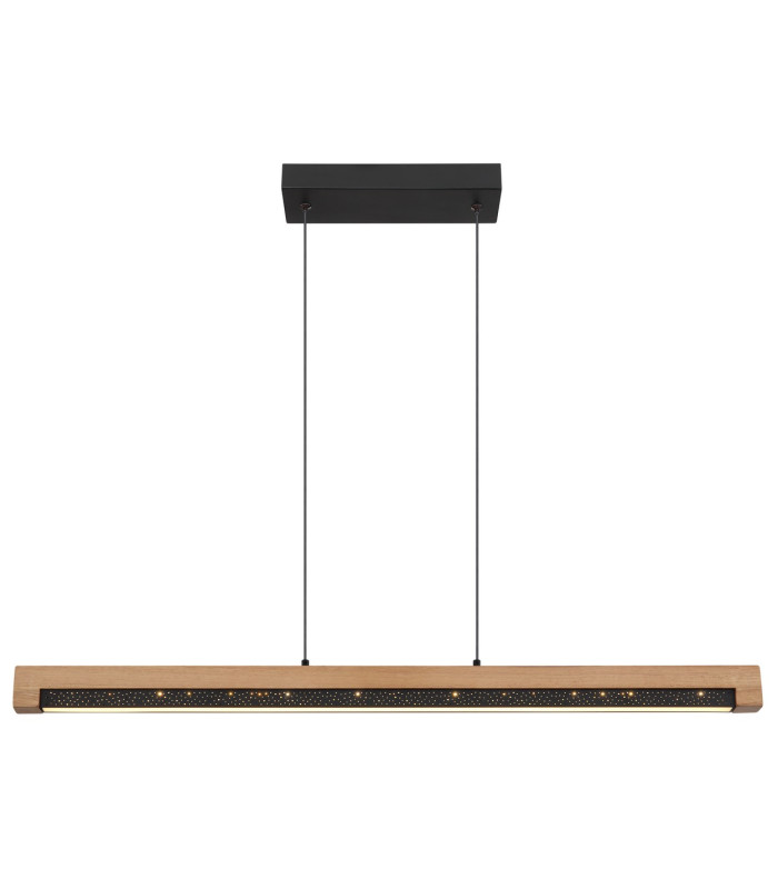 Starla Pendant Ceiling Light Matt Black LED 3000K-3