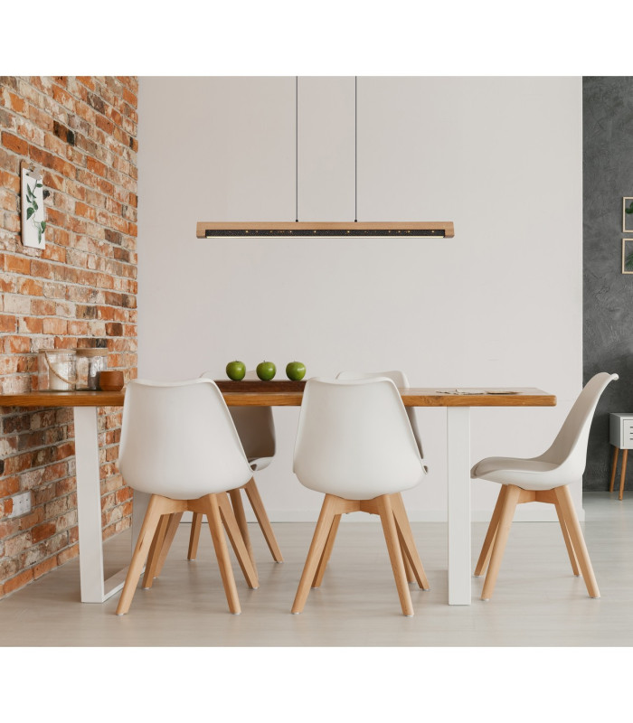 Starla Pendant Ceiling Light Matt Black LED 3000K-5