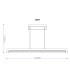 Starla Pendant Ceiling Light Matt Black LED 3000K-6