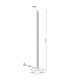 Starla LED Integrated Floor Lamp Matt Black LED 3000K-6