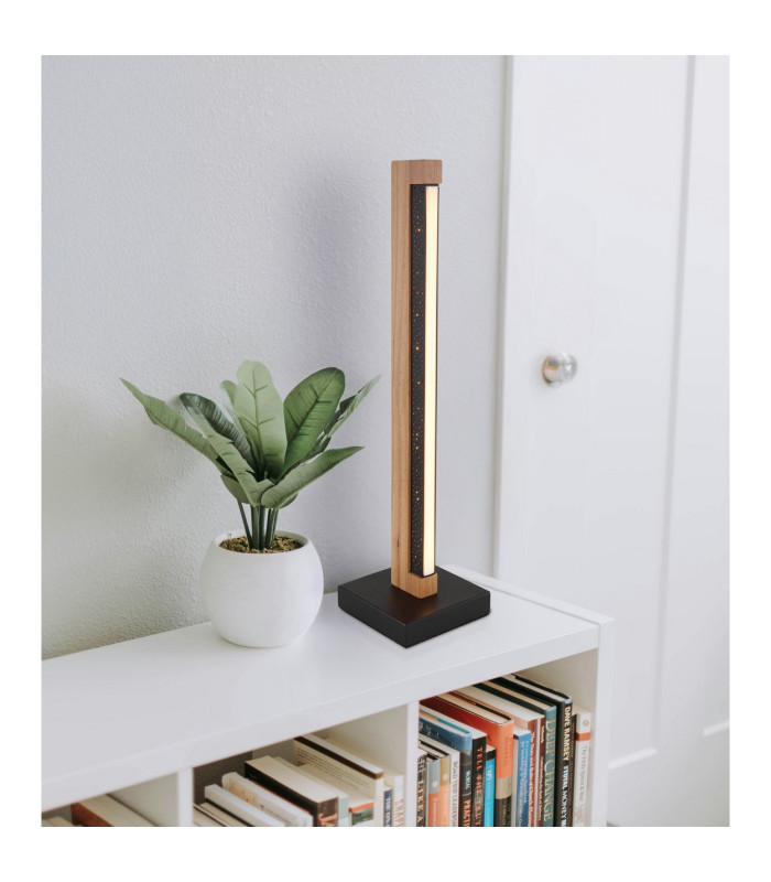 Starla Integrated LED Table Lamp Matt Black LED 3000K-8
