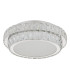 Klara 40cm Ceiling Light Chrome K5 Crystals LED Dimmable 2700-6000K Remote Control-2