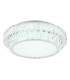 Klara 40cm Ceiling Light Chrome K5 Crystals LED Dimmable 2700-6000K Remote Control-6