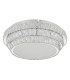 Klara 50cm Ceiling Light Chrome K5 Crystals LED Dimmable 2700-6000K Remote Control-2