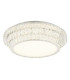 Klara 60cm Ceiling Light Chrome K5 Crystals LED Dimmable 2700-6000K Remote Control-1