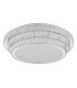 Klara 60cm Ceiling Light Chrome K5 Crystals LED Dimmable 2700-6000K Remote Control-2