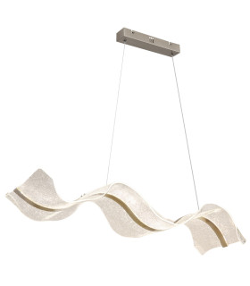 Saque Pendant Ceiling Light Nickel Matt LED Dimmable 2700-6500K Remote Control-1