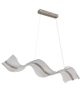 Saque Pendant Ceiling Light Nickel Matt LED Dimmable 2700-6500K Remote Control-2