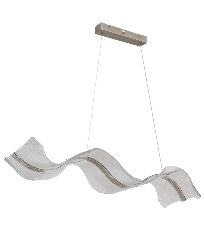 Saque Pendant Ceiling Light Nickel Matt LED Dimmable 2700-6500K Remote Control-2