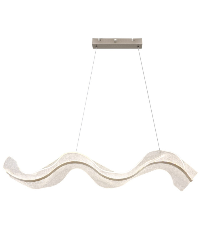 Saque Pendant Ceiling Light Nickel Matt LED Dimmable 2700-6500K Remote Control-3