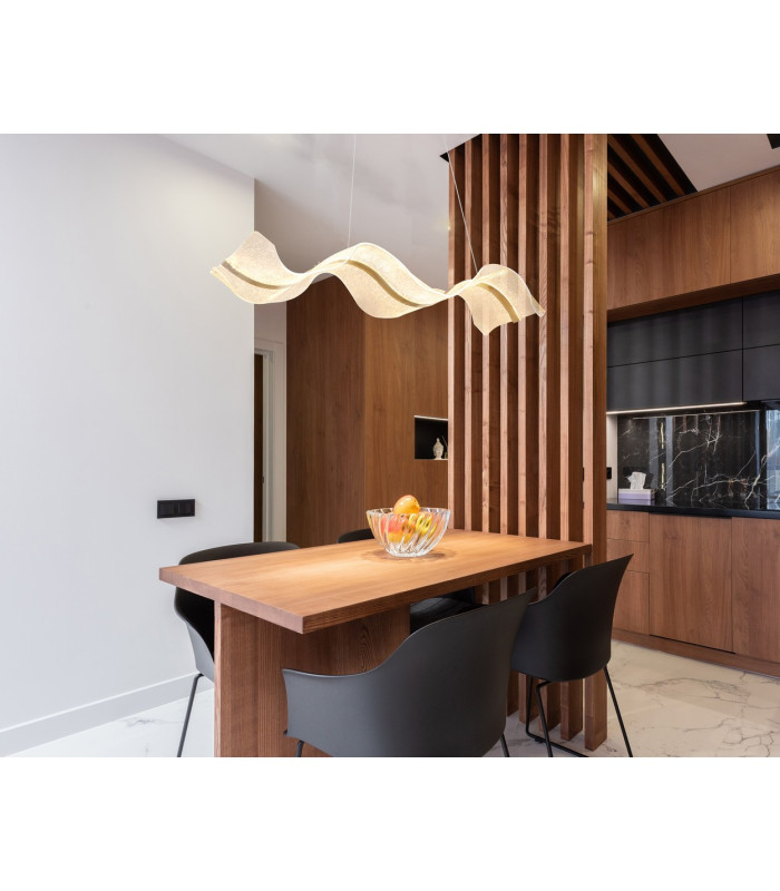 Saque Pendant Ceiling Light Nickel Matt LED Dimmable 2700-6500K Remote Control-13